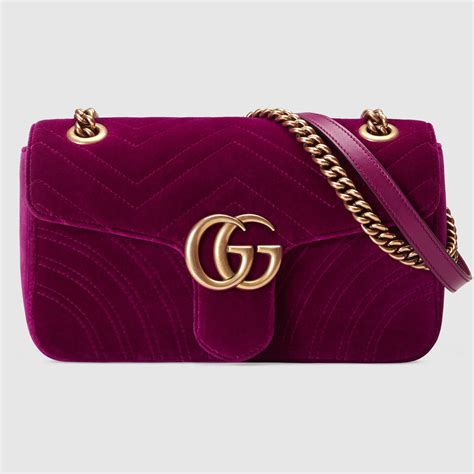 borsa marmont gucci velluto|gucci gg marmont.